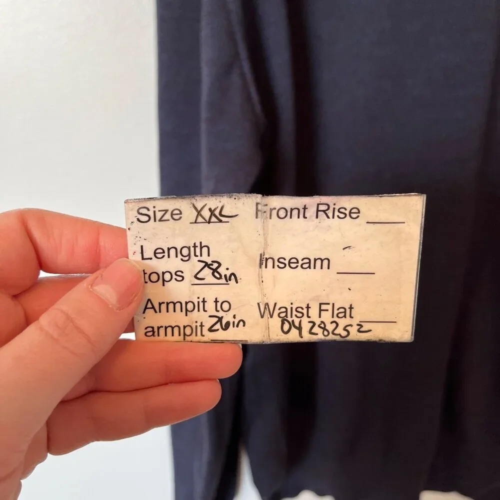 Toscano Firenze Mens Navy V-Neck Pull Over Merino Wool Sweater XXL - Picture 9 of 10